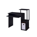 37   Bureau d'ordinateur noir