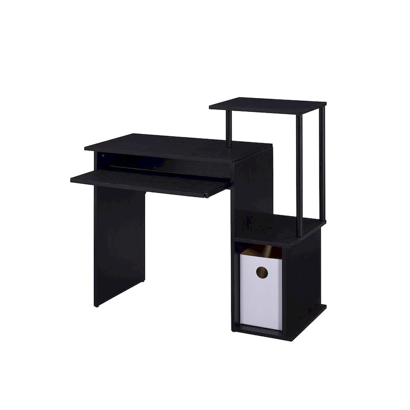 37   Bureau d'ordinateur noir