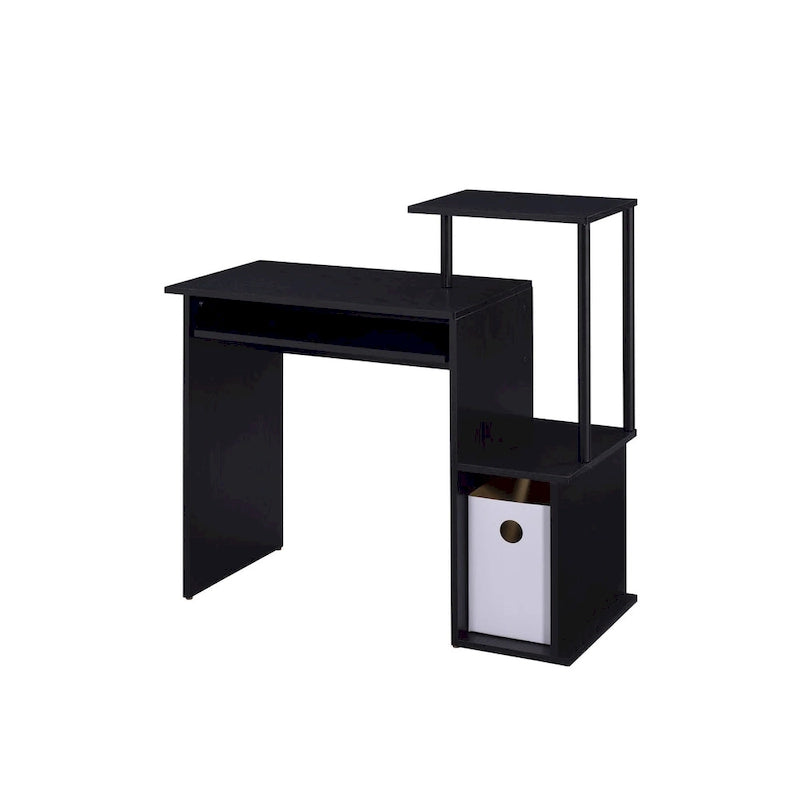 37   Bureau d'ordinateur noir