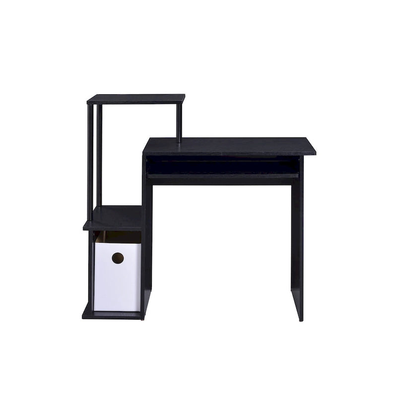 37   Bureau d'ordinateur noir