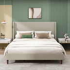 Lit plateforme King Size en bois massif avec 12 lattes de support