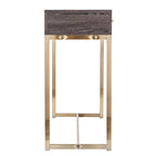 SEI Furniture Akela Table console transitionnelle en bois avec rangement