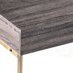 SEI Furniture Akela Table console transitionnelle en bois avec rangement