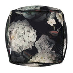 Pouf cubique en tissu à motif floral de taille moyenne traditionnel Reigle par Christopher Knight Home