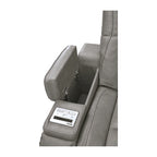 Canapé inclinable double électrique en cuir Signature Design by Ashley Man-Den – 85 L x 40 P x 43 H