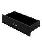 28   Commode moderne simple à 4 tiroirs Noir/Blanc
