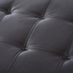 Banc coffre de rangement capitonné en similicuir de 130 cm – 19*50,25*16