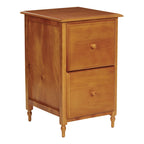 Classeur Knob Hill avec finition merisier antique