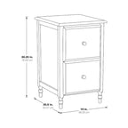 Classeur Knob Hill avec finition merisier antique