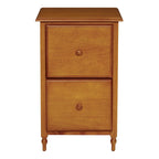 Classeur Knob Hill avec finition merisier antique