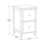 Classeur Knob Hill avec finition merisier antique