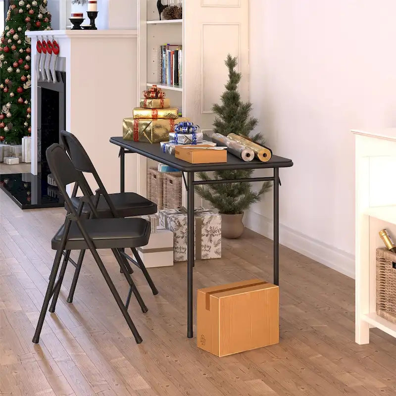 COSCO Table pliante en vinyle 20 x 48 po