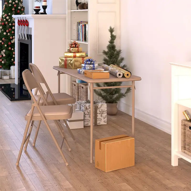 COSCO Table pliante en vinyle 20 x 48 po