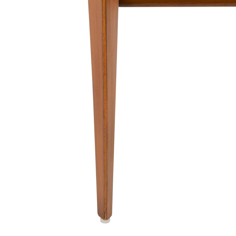 Chaise de safari en cuir Zenica SAFAVIEH Couture - 24,5 L x 30 P x 30 H - 25 L x 30 P x 30 H