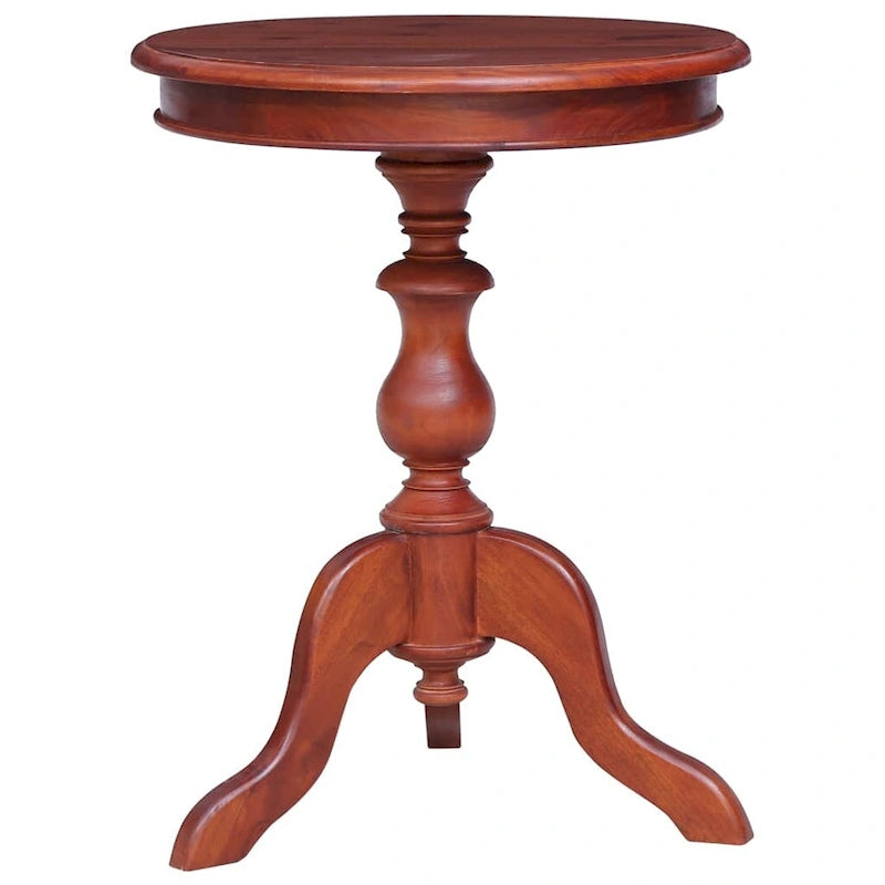 vidaXL Side Table Brown 19.7  x19.7  x25.6   Solid Mahogany Wood