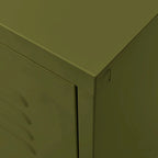 vidaXL Meuble TV, Commode, Console TV, Unité Média, Armoire en acier - 41.3 x 13.8 x 19.7