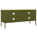 vidaXL Meuble TV, Commode, Console TV, Unité Média, Armoire en acier - 41.3 x 13.8 x 19.7