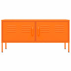 vidaXL Meuble TV, Commode, Console TV, Unité Média, Armoire en acier - 41.3 x 13.8 x 19.7
