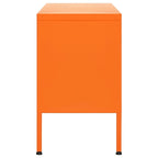 vidaXL Meuble TV, Commode, Console TV, Unité Média, Armoire en acier - 41.3 x 13.8 x 19.7
