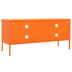 vidaXL Meuble TV, Commode, Console TV, Unité Média, Armoire en acier - 41.3 x 13.8 x 19.7
