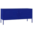 vidaXL Meuble TV, Commode, Console TV, Unité Média, Armoire en acier - 41.3 x 13.8 x 19.7