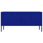 vidaXL Meuble TV, Commode, Console TV, Unité Média, Armoire en acier - 41.3 x 13.8 x 19.7