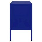 vidaXL Meuble TV, Commode, Console TV, Unité Média, Armoire en acier - 41.3 x 13.8 x 19.7