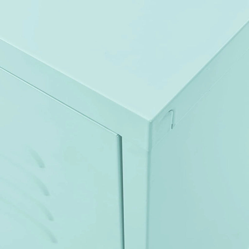 vidaXL Meuble TV, Commode, Console TV, Unité Média, Armoire en acier - 41.3 x 13.8 x 19.7