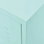 vidaXL Meuble TV, Commode, Console TV, Unité Média, Armoire en acier - 41.3 x 13.8 x 19.7