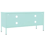 vidaXL Meuble TV, Commode, Console TV, Unité Média, Armoire en acier - 41.3 x 13.8 x 19.7