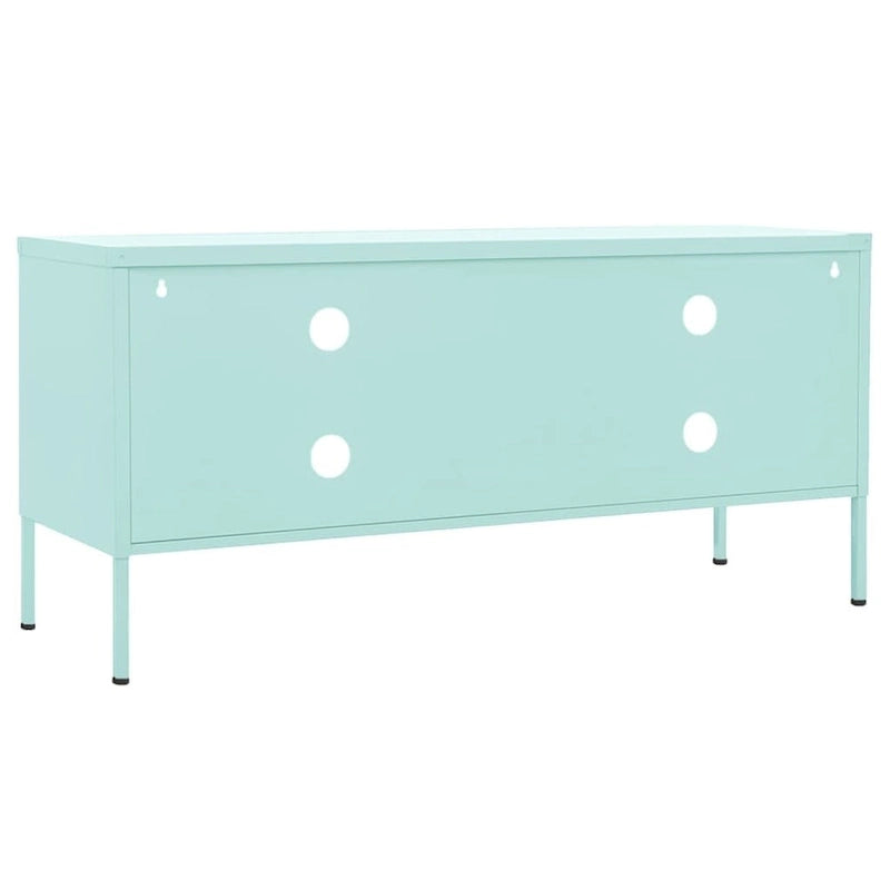 vidaXL Meuble TV, Commode, Console TV, Unité Média, Armoire en acier - 41.3 x 13.8 x 19.7