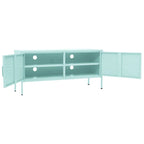 vidaXL Meuble TV, Commode, Console TV, Unité Média, Armoire en acier - 41.3 x 13.8 x 19.7