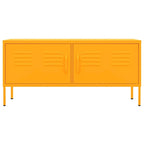vidaXL Meuble TV, Commode, Console TV, Unité Média, Armoire en acier - 41.3 x 13.8 x 19.7