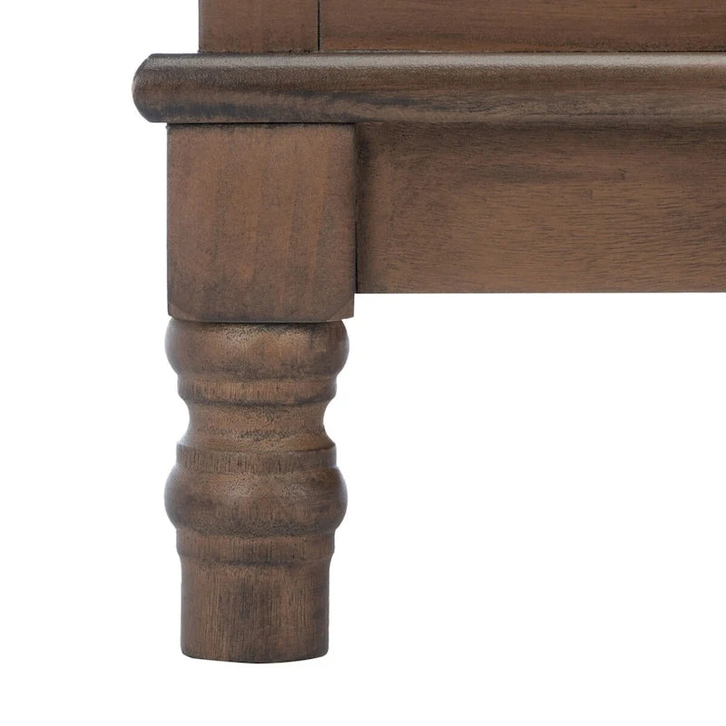 Meuble TV média de rangement 2 portes 2 étagères SAFAVIEH Echo - 47,3 L x 15,8 P x 20 H - 47x16x20