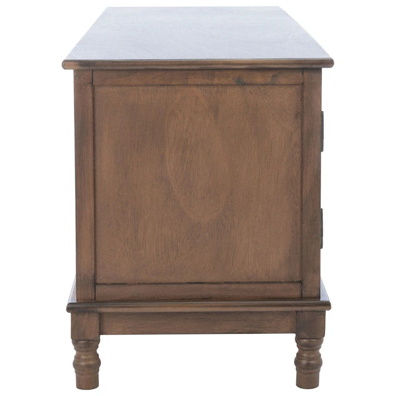 Meuble TV média de rangement 2 portes 2 étagères SAFAVIEH Echo - 47,3 L x 15,8 P x 20 H - 47x16x20