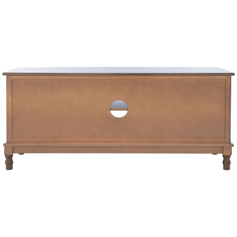 Meuble TV média de rangement 2 portes 2 étagères SAFAVIEH Echo - 47,3 L x 15,8 P x 20 H - 47x16x20