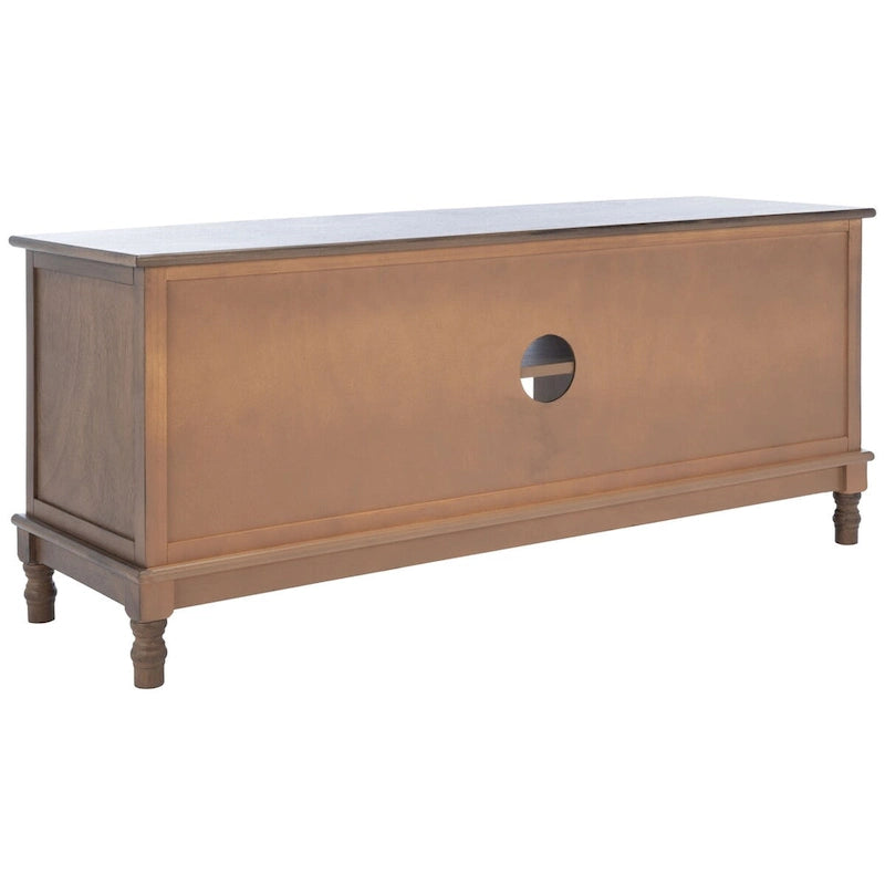 Meuble TV média de rangement 2 portes 2 étagères SAFAVIEH Echo - 47,3 L x 15,8 P x 20 H - 47x16x20