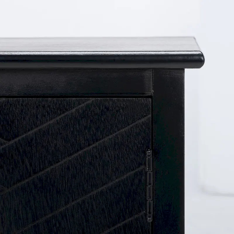 Meuble TV média de rangement 2 portes 2 étagères SAFAVIEH Echo - 47,3 L x 15,8 P x 20 H - 47x16x20