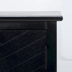 Meuble TV média de rangement 2 portes 2 étagères SAFAVIEH Echo - 47,3 L x 15,8 P x 20 H - 47x16x20