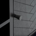 Meuble TV média de rangement 2 portes 2 étagères SAFAVIEH Echo - 47,3 L x 15,8 P x 20 H - 47x16x20