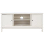 Meuble TV média de rangement 2 portes 2 étagères SAFAVIEH Echo - 47,3 L x 15,8 P x 20 H - 47x16x20