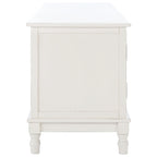 Meuble TV média de rangement 2 portes 2 étagères SAFAVIEH Echo - 47,3 L x 15,8 P x 20 H - 47x16x20