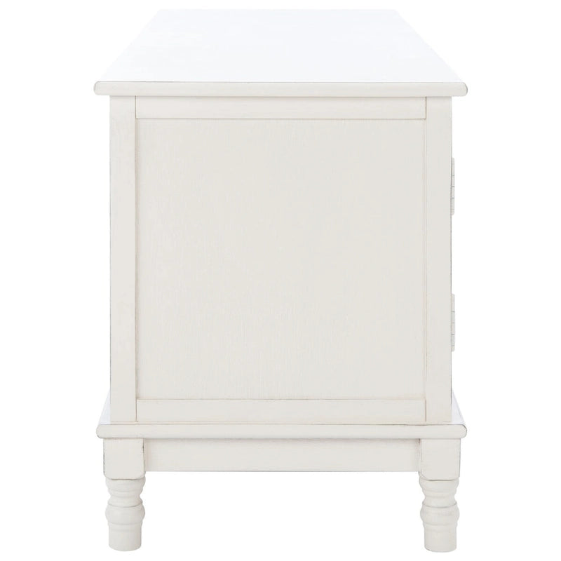 Meuble TV média de rangement 2 portes 2 étagères SAFAVIEH Echo - 47,3 L x 15,8 P x 20 H - 47x16x20