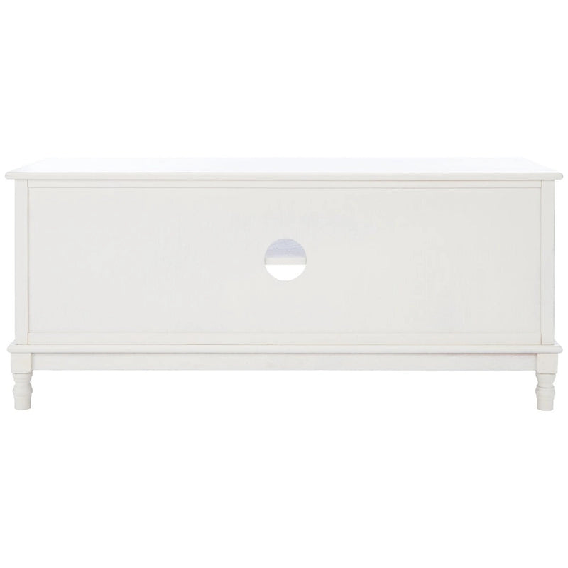 Meuble TV média de rangement 2 portes 2 étagères SAFAVIEH Echo - 47,3 L x 15,8 P x 20 H - 47x16x20