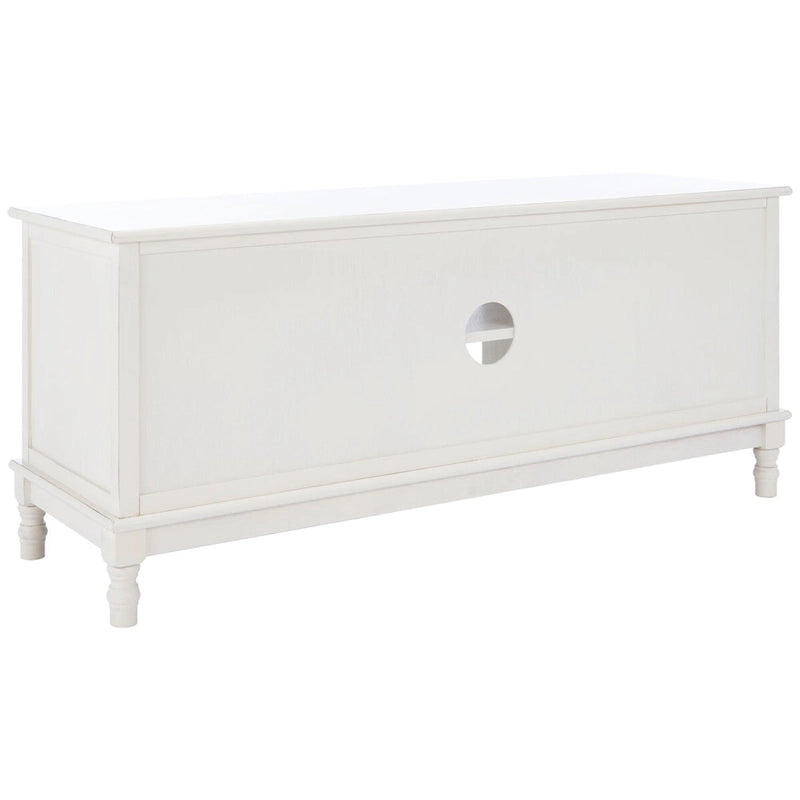 Meuble TV média de rangement 2 portes 2 étagères SAFAVIEH Echo - 47,3 L x 15,8 P x 20 H - 47x16x20
