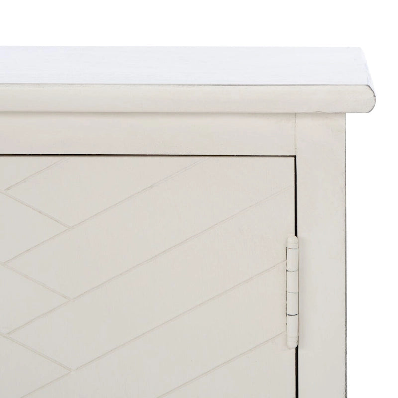 Meuble TV média de rangement 2 portes 2 étagères SAFAVIEH Echo - 47,3 L x 15,8 P x 20 H - 47x16x20