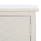 Meuble TV média de rangement 2 portes 2 étagères SAFAVIEH Echo - 47,3 L x 15,8 P x 20 H - 47x16x20