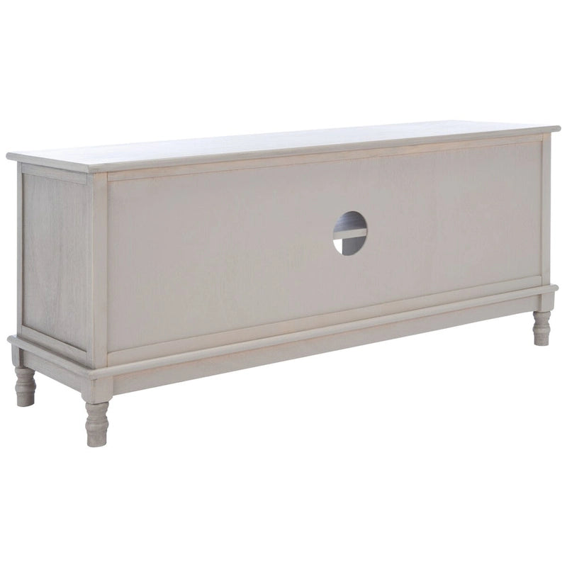 Meuble TV média de rangement 2 portes 2 étagères SAFAVIEH Echo - 47,3 L x 15,8 P x 20 H - 47x16x20