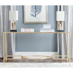SAFAVIEH Colette Gold Console - 63   x 16   x 32   - 63Wx16Dx32H