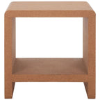 Table d'appoint Liivia Cork de SAFAVIEH Couture - 18 L x 14 P x 18 H - 18Lx14Px18H
